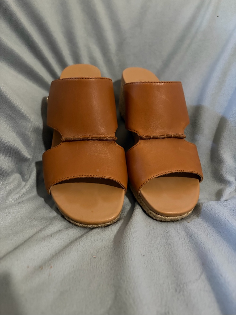 UGG Women's Tan Brown Double-Band Slide Mules